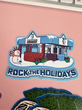 Dutch Bros Rock the Holidays Sticker